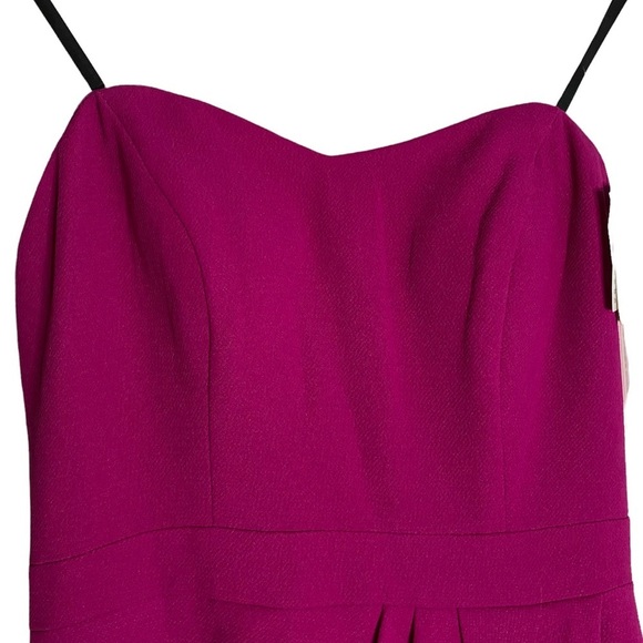 Aqua Formal Strapless Faux Wrap Gown Sweetheart Neckline High Low Hem Pleated 0 - Picture 9 of 15